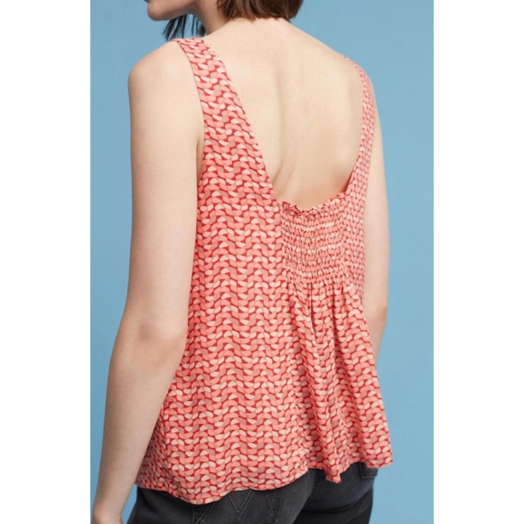 Anthro Maeve Verena Tie-Front Blouse - XSP - Picture 3 of 6